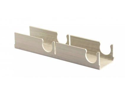 Vykurovacia technika Fixačná lišta potrubia - hrebeňová - 25mm; 2m