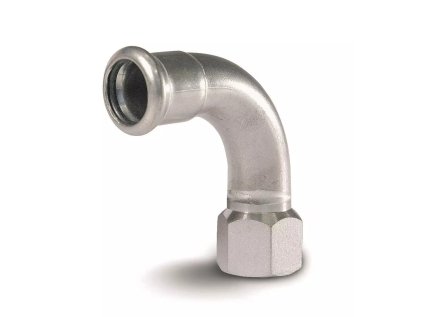 Vykurovacia technika Prechodový oblúk 90° - s vnútorným závitom - nerez AISI 316 - 15mm-Rp1/2"