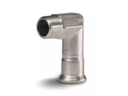 Vykurovacia technika Prechodové koleno 90° - s vonkajším závitom - nerez AISI 316 - 42mm-R6/4"