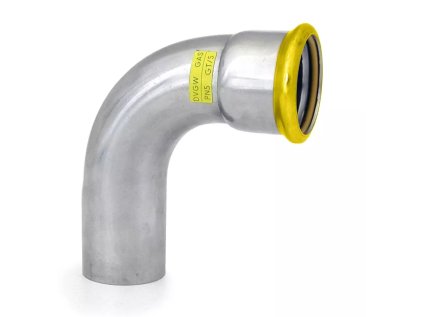Vykurovacia technika Oblúk 90° PRESS GAS - s jedným zásuvným koncom - 28mm
