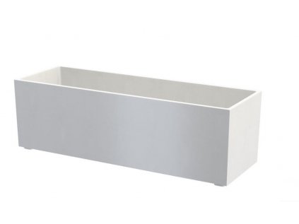 Granisil granitový květináč KUBI 90 cm Biely
