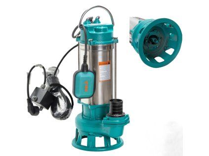 Submersible sludge pump V 1500 with grinder and cutting blade for septic tanks and cesspools