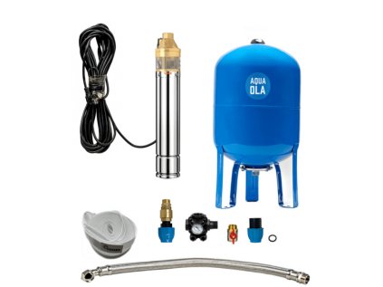 Domáca vodáreň s ponorným čerpadlom SKM 100 / 50L set na vodu do studne