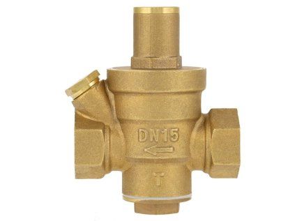 Water Pressure Reducing Valve 1", Brass Pressure Regulator for Water Supply Systems and Home Water Systems
