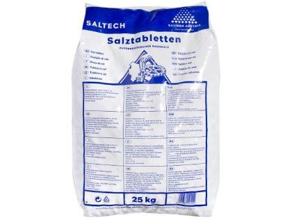 Tablet salt for regeneration (25 kg) for water softeners and water treatment