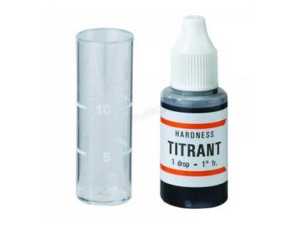 Water hardness test - Titrant, drop tester for water softeners and measuring calcium and magnesium content