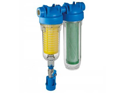 Hydra 7" Rainmaster RLH DUO pripojenie 1" samočistiaci vodný filter na dažďovú vodu