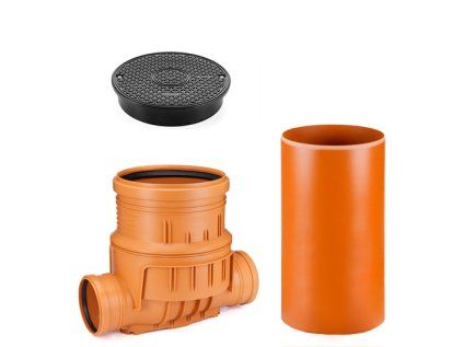 DN 315/160/1000 In-Line Sewer Inspection Chamber