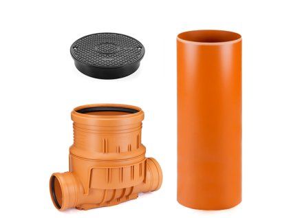 DN 315/160/2500 In-Line Plastic Sewer Inspection Chamber