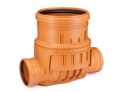 Chamber Bottom 315/160 In-Line Straight, Inspection Chamber for Sewerage, PP