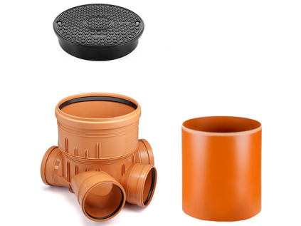 DN 400/160/500 Junction Inspection Chamber, Plastic Sewer Chamber
