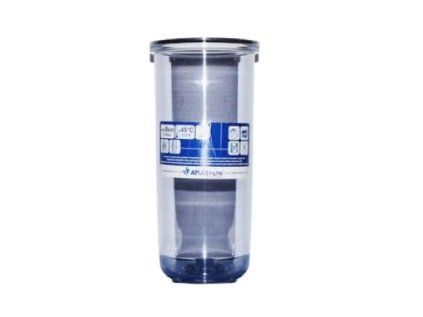 10" SENIOR SX filter housing without thread, replacement transparent housing for water filters