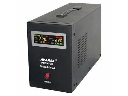 Záložný zdroj pre obehové čerpadlá AVANSA UPS 700W 12V, náhradný zdroj pre kotly a kúrenie