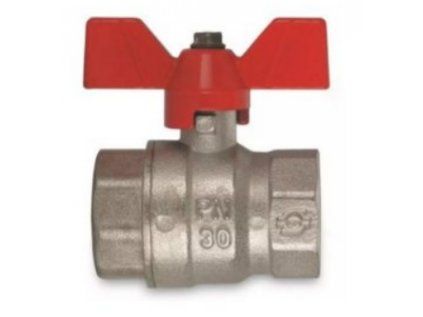 Vykurovacia technika Guľový uzáver voda PERFECTA - 5/4"FF; motýľ