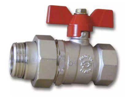 Vykurovacia technika Guľový uzáver voda PERFECTA - so šróbením - 3/4"FM; motýľ