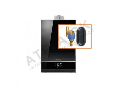 Buderus Logamax plus GB192-15i, čierny + Magnetický odkalovač Logafix 1"