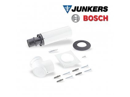 Kondenzačný kotol BOSCH - Vodorovný odťah spalín 80/125 mm