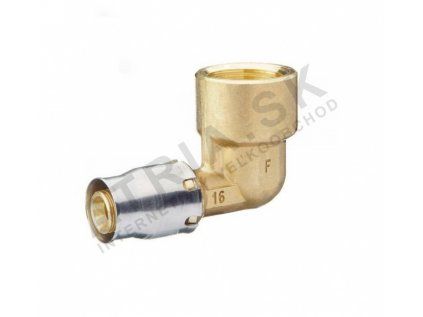 Vykurovacia technika Koleno PUSH 90°  - závit vnútorný - 26x3/4"F