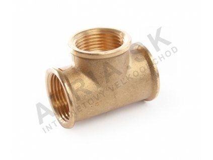 Fiting T-kus mosadzný 1/2“