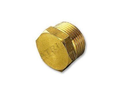 Fiting Zátka mosadzná 3/8“