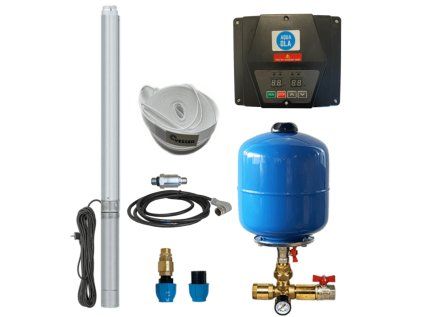 Domáca vodáreň s ponorným čerpadlom 3″ IPRO 1-20 s frekvenčným meničom - RTS, automatická čerpacia stanica na vodu