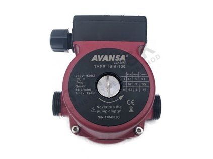 AVANSA 15-6/130 - obehové čerpadlo, pripojovací závit 1"