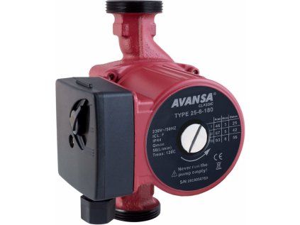 AVANSA 25-6/180 - obehové čerpadlo, pripojovací závit 6/4"