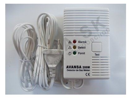 Vykurovacia technika Detektor plynu AVANSA 200M