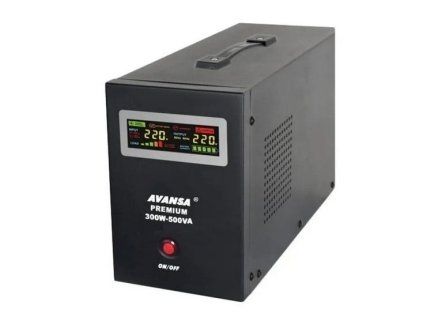Záložný zdroj pre obehové čerpadlá AVANSA UPS 300W 12V, náhradný zdroj pre kotol a kúrenie