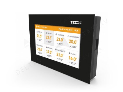 Nerezová kotlová zostava Bezdrôtový kontrolný panel TECH EU-M-8n