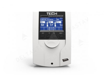 Nerezová kotlová zostava TECH EU-i-1 regulátor pre vykurovacie systémy, pre obsluhu 1 pohonu ventilu