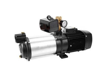Self-priming pump MH PRO 120/65 with accessories, 1300W, 6000 l/h, head 55m, stainless steel