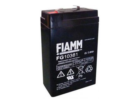 Záložný zdroj FIAMM Standard FG 6V 3,8 Ah