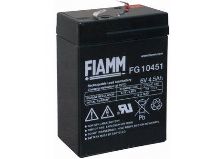 Záložný zdroj FIAMM Standard FG 6V 4,5 Ah