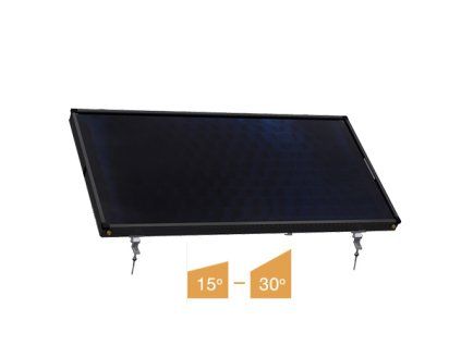 Solárny kolektor Upevňovacia sada pre kolektory na šikmú strechu od sklonu min 15° do 30° pre kolektor KS 2100F 1,82m² horizontálna