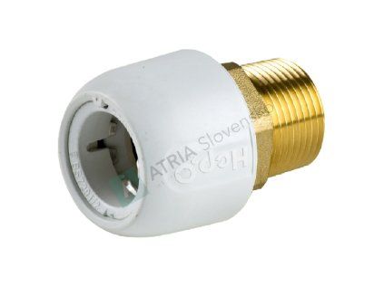 Vykurovací systém HEPWORTH Priamy prechod 3/4" x 22, závit vonkajší