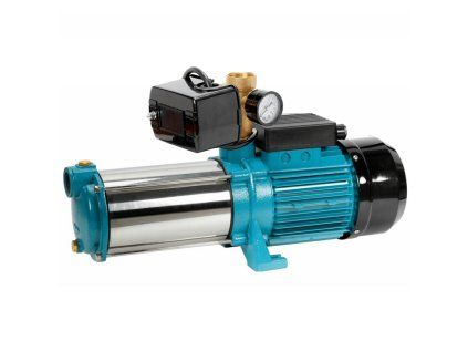 Self-priming pump MHI 1800 inox with accessories, stainless steel, garden, for water