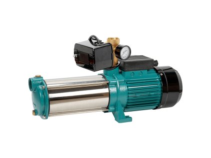Self-priming pump MHI 2500 inox with accessories, stainless steel, for water, garden