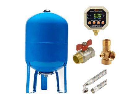 Vodárenský set 50L AQUA OLA stojatý s IBO PRESS 10, domáca vodáreň s digitálnym tlakovým spínačom