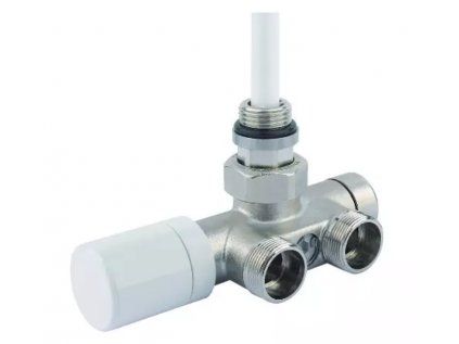 Vykurovacia technika Termostatická jednobodová armatúra - 1/2"xEK; rohová