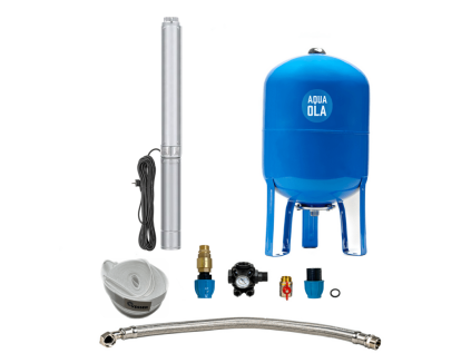 Domáca vodáreň s ponorným čerpadlom 3" IPRO 1-27 / 60l - RTS, set na vodu do studne