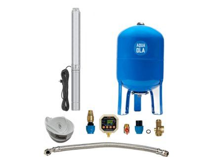 Domáca vodáreň s ponorným čerpadlom 3" IPRO 1-27 / 60l - RTS s Digitálnym tlakovým spínačom, čerpadlo do studne