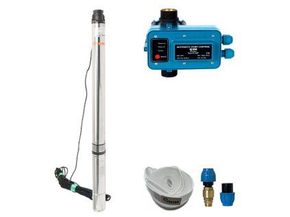 Automatická domáca vodáreň s ponorným čerpadlom 3,5" SCM 2-9 - RTS s PC- 20 P. na vodu do studne