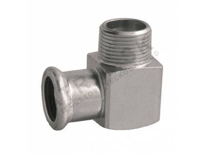 Vykurovacia technika Prechodové koleno 90° - s vonkajším závitom - C - 18mm-R3/4"