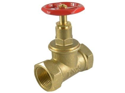 Shut-off valve for water 5/4", straight brass valve for water and air piping
