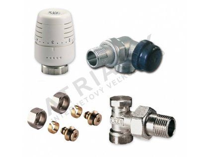 Vykurovacia technika SADA kúpelňová trojosová  - 1/2"xEK; 16x2; P