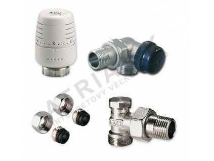 Vykurovacia technika SADA kúpelňová trojosová  - 1/2"xEK; 15x1; P