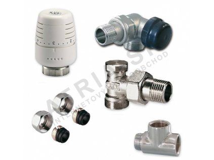 Vykurovacia technika SADA kúpelňová trojosová  - 1/2"xEK; 15x1; P