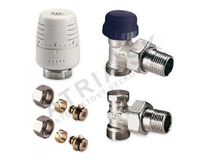 Vykurovacia technika SADA klasik EK - 1/2"xEK; 15x1; rohové