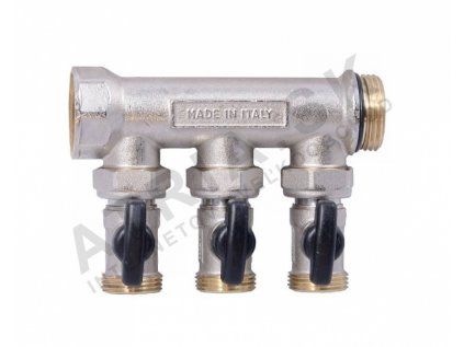 44876 rozdelovac s gulovymi uzavermi 3 4 xek 4cestny nikel
